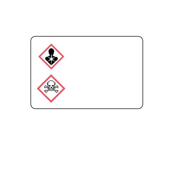 GHS Label, Personalized w/2 Diamonds 1-15/16" x 3"